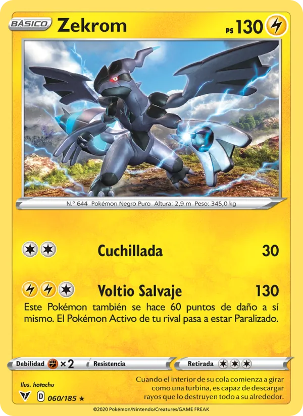 Zekrom Voltaje Vívido 60/185