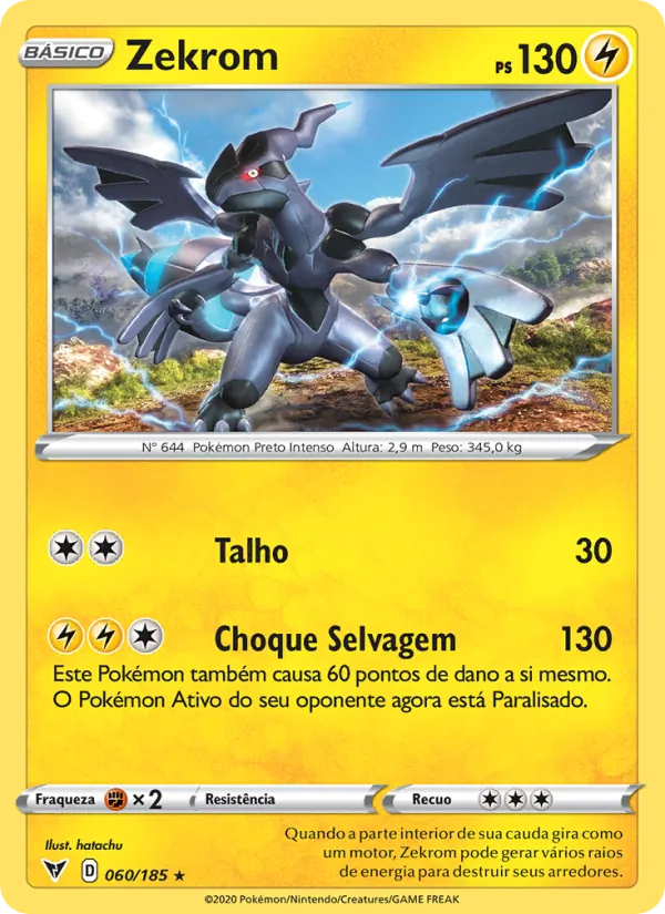 Zekrom Voltagem Vívida 60/185