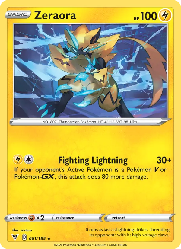 Zeraora Vivid Voltage 61/185