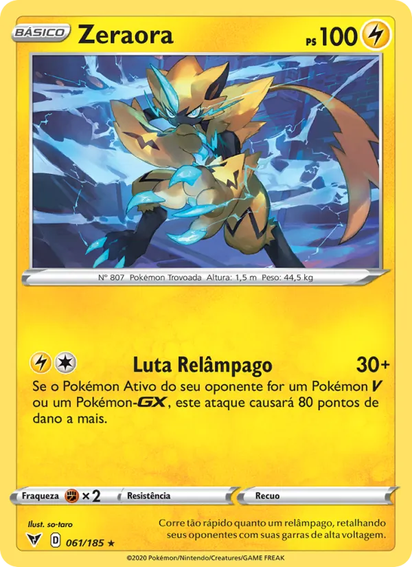 Zeraora Voltagem Vívida 61/185