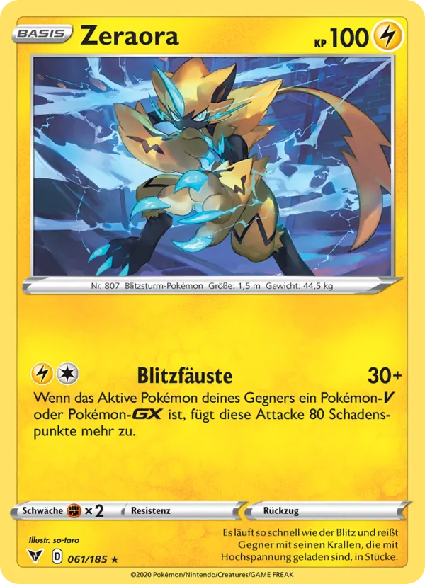 Zeraora Farbenschock 61/185