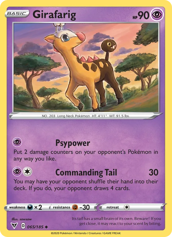 Girafarig Vivid Voltage 65/185