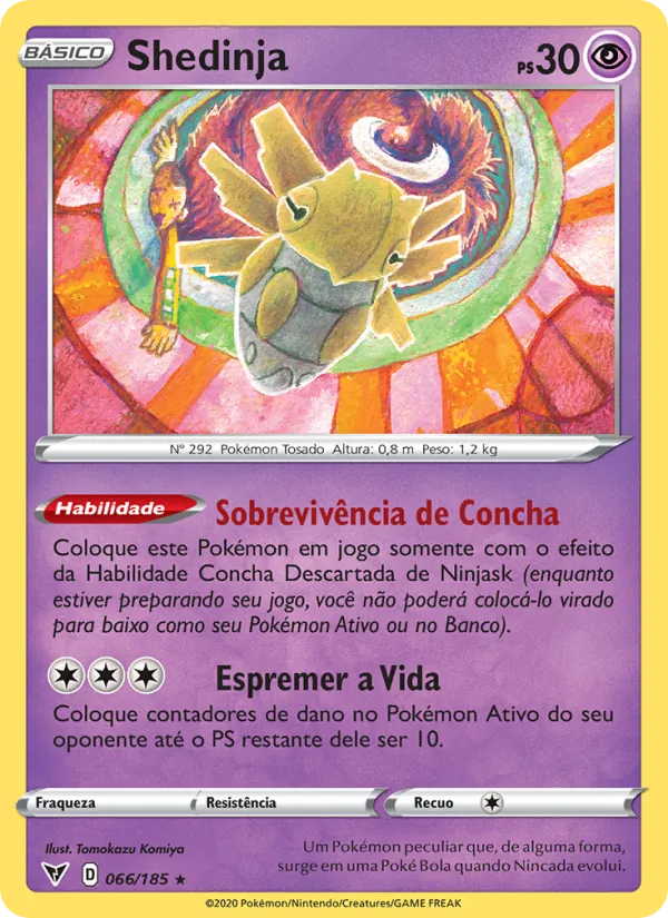 Shedinja Voltagem Vívida 66/185