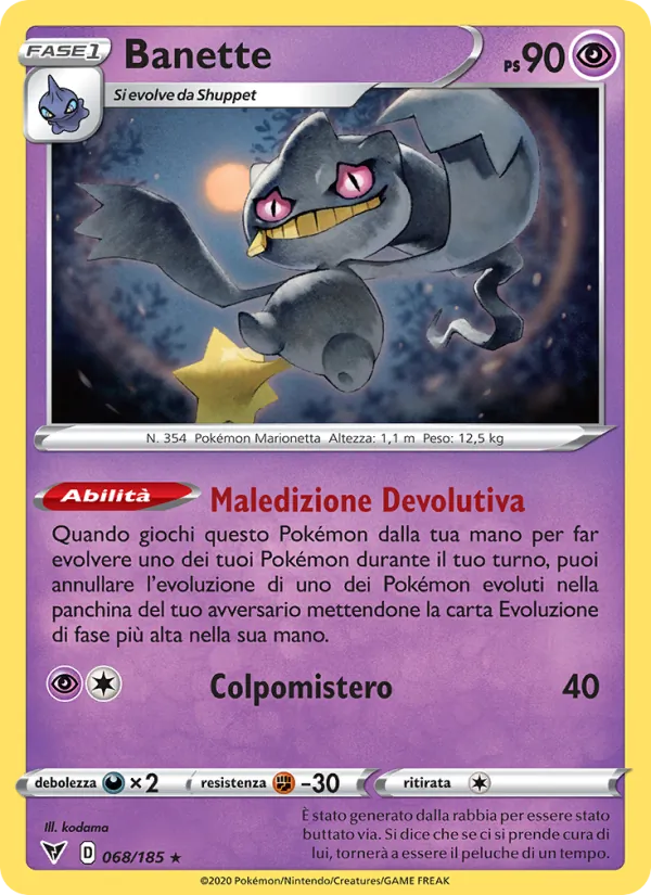 Banette Voltaggio Sfolgorante 68/185