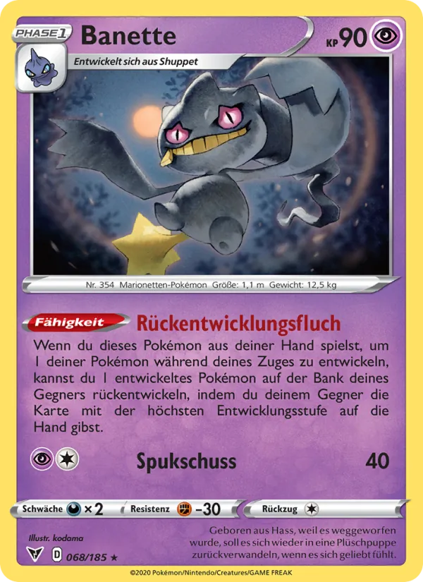 Banette Farbenschock 68/185