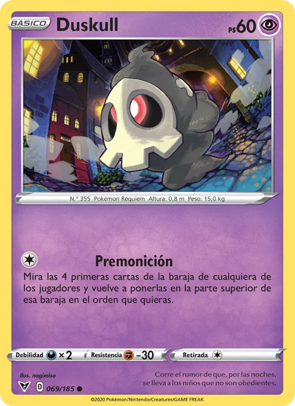 Duskull Voltaje Vívido 69/185