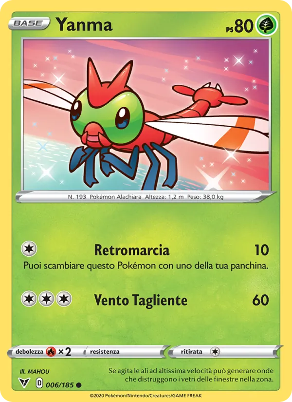 Yanma Voltaggio Sfolgorante 6/185