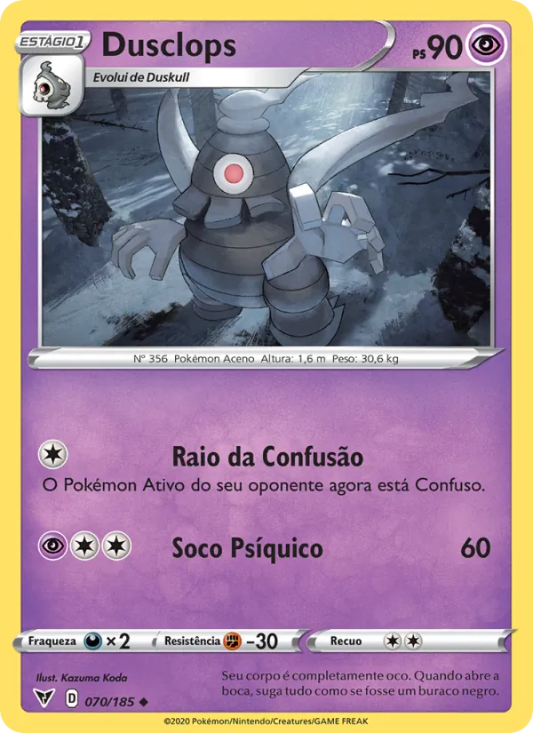 Dusclops Voltagem Vívida 70/185