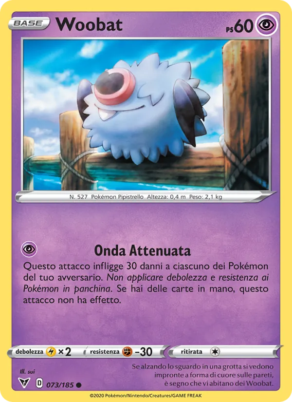 Woobat Voltaggio Sfolgorante 73/185