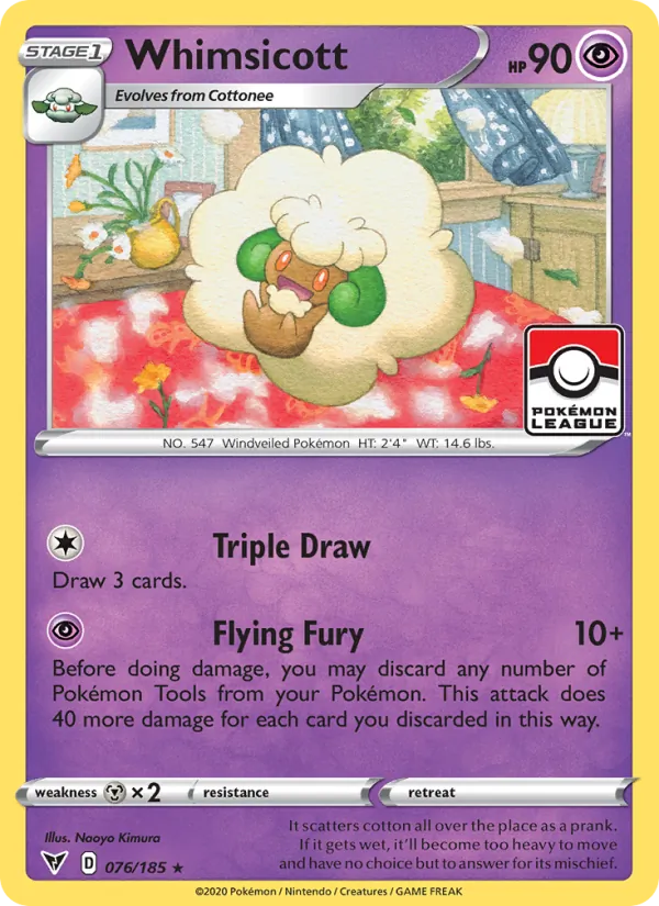 Whimsicott Vivid Voltage 76/185