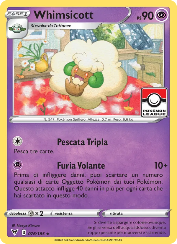 Whimsicott Voltaggio Sfolgorante 76/185