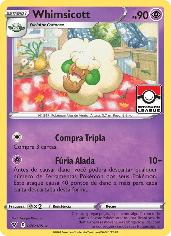 Whimsicott Voltagem Vívida 76/185