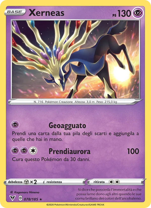 Xerneas Voltaggio Sfolgorante 78/185