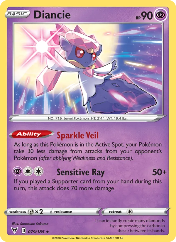 Diancie Vivid Voltage 79/185