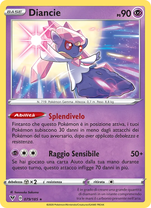 Diancie Voltaggio Sfolgorante 79/185