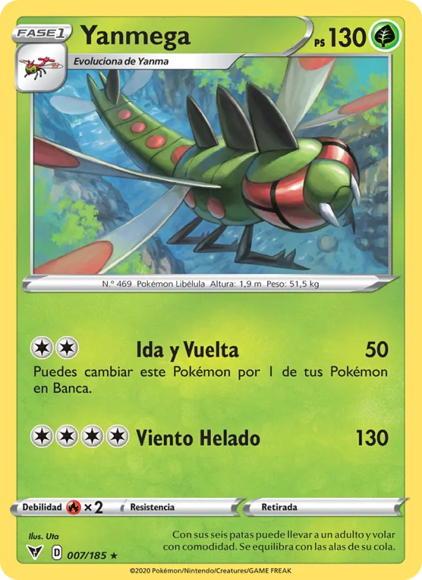 Yanmega Voltaje Vívido 7/185