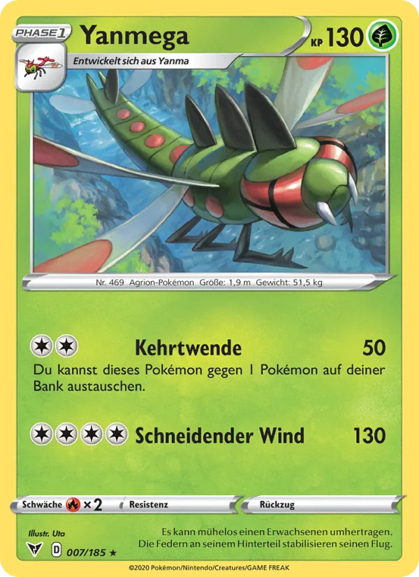 Yanmega Farbenschock 7/185