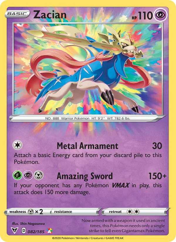 Zacian Vivid Voltage 82/185