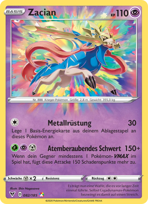 Zacian Farbenschock 82/185