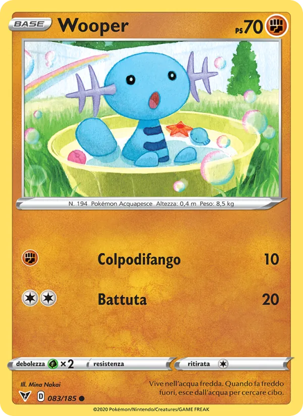 Wooper Voltaggio Sfolgorante 83/185
