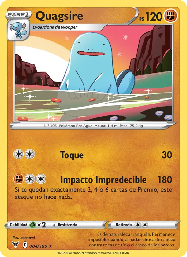 Quagsire Voltaje Vívido 84/185