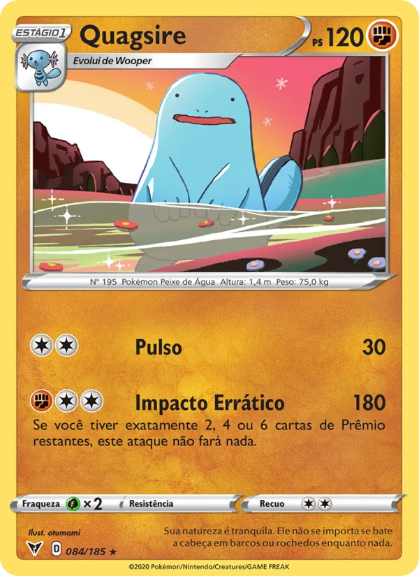Quagsire Voltagem Vívida 84/185