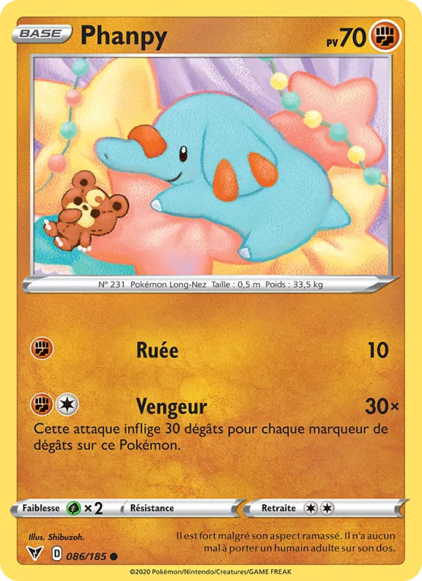 Phanpy Voltage Éclatant 86/185