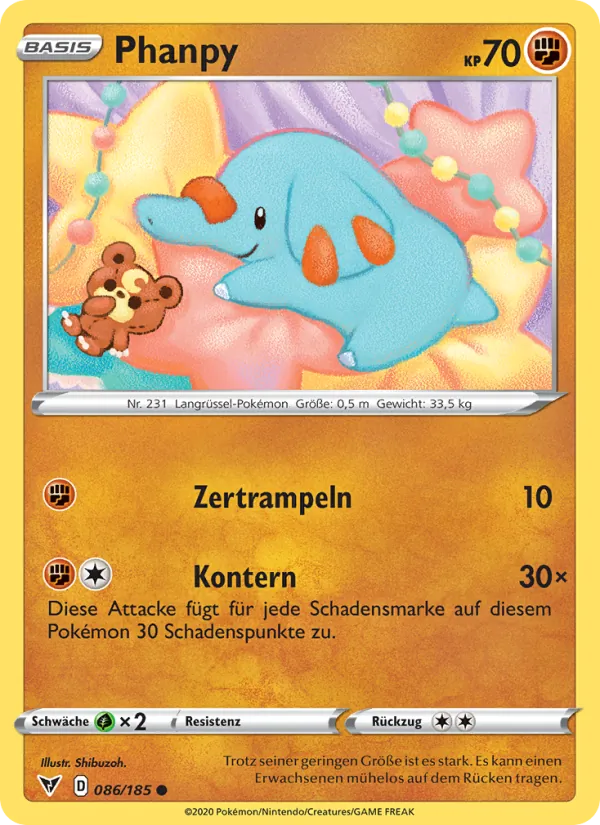 Phanpy Farbenschock 86/185