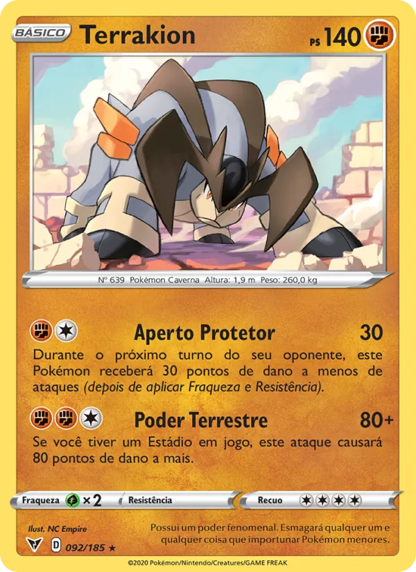 Terrakion Voltagem Vívida 92/185