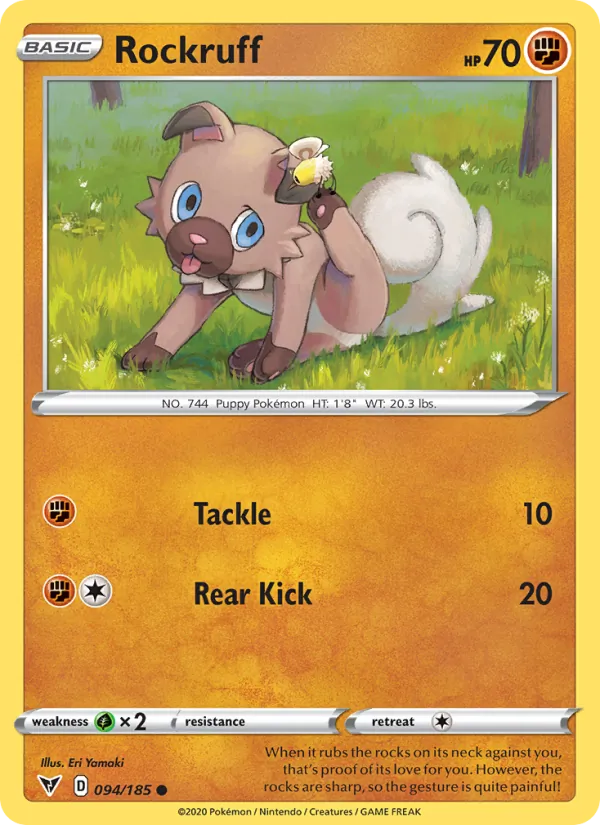 Rockruff Vivid Voltage 94/185