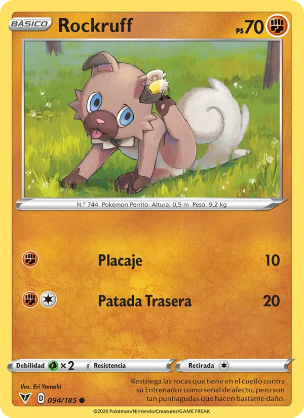 Rockruff Voltaje Vívido 94/185