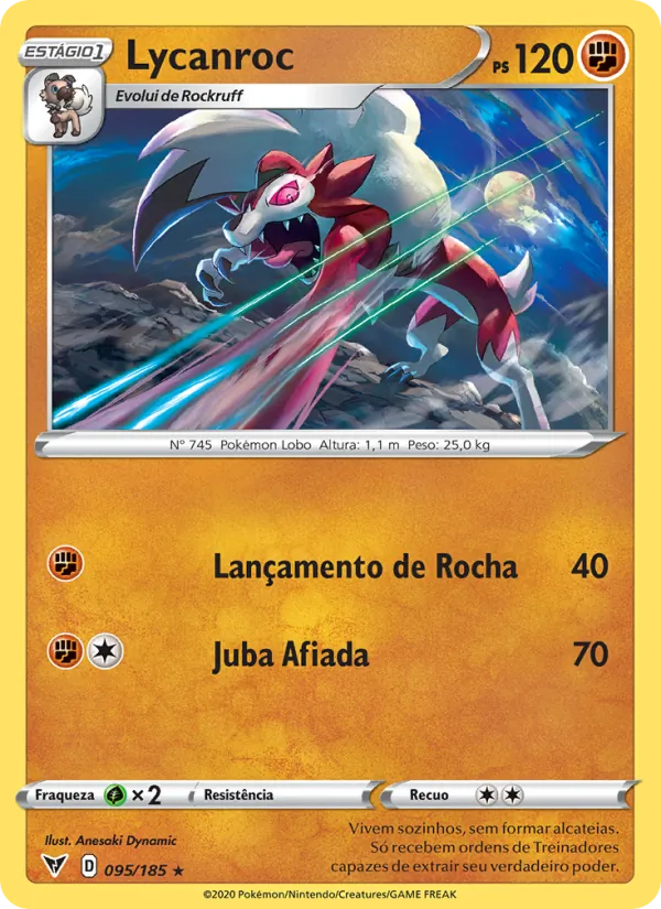 Lycanroc Voltagem Vívida 95/185