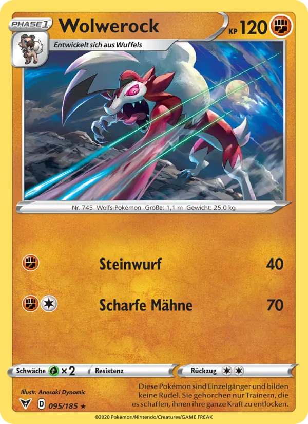 Wolwerock Farbenschock 95/185