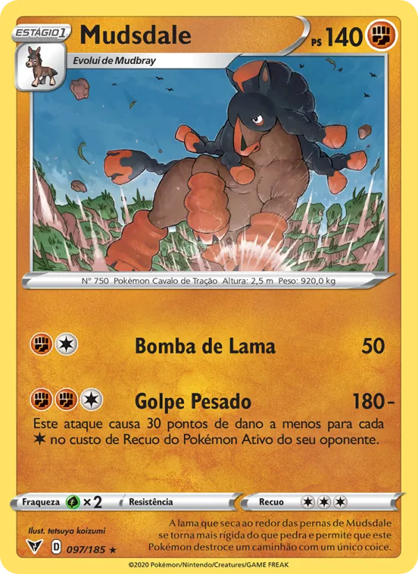 Mudsdale Voltagem Vívida 97/185