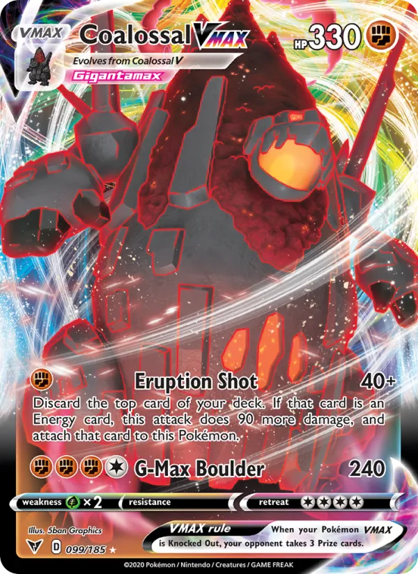 Coalossal VMAX Vivid Voltage 99/185