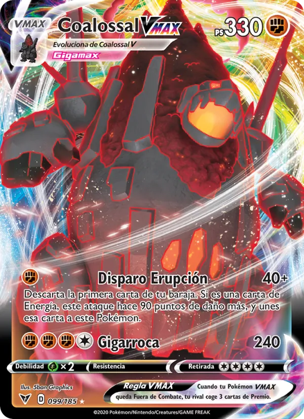 Coalossal VMAX Voltaje Vívido 99/185
