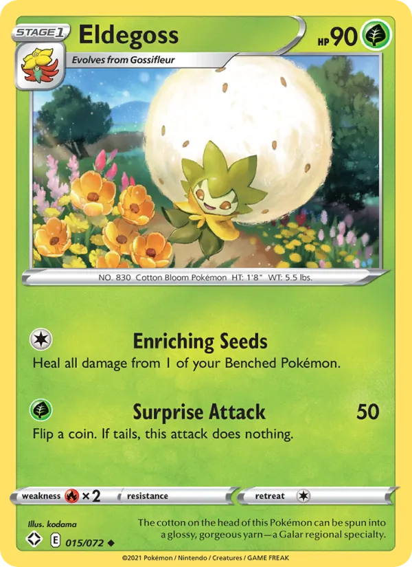 Eldegoss Shining Fates 15/72