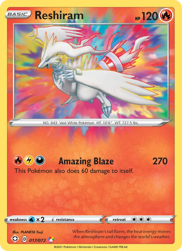 Reshiram Shining Fates 17/72