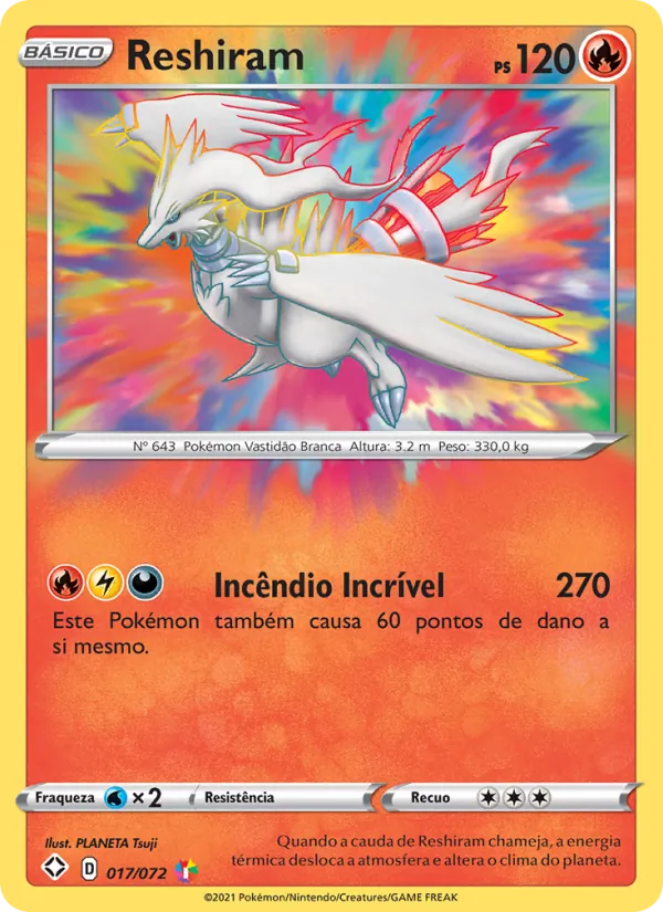 Reshiram Destinos Brilhantes 17/72