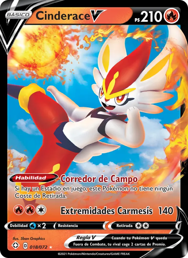 Cinderace V Destinos Brillantes 18/72
