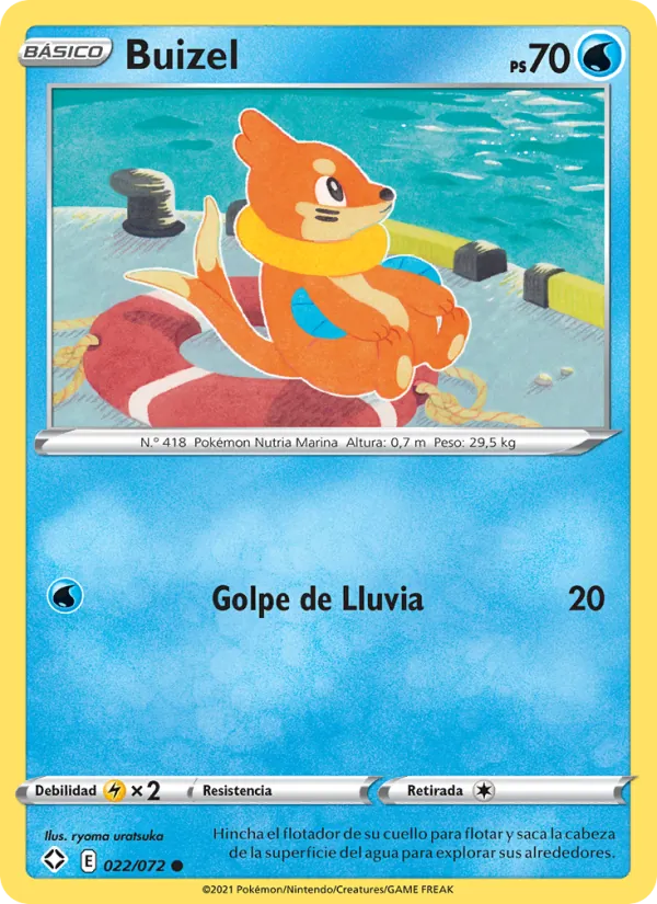 Buizel Destinos Brillantes 22/72