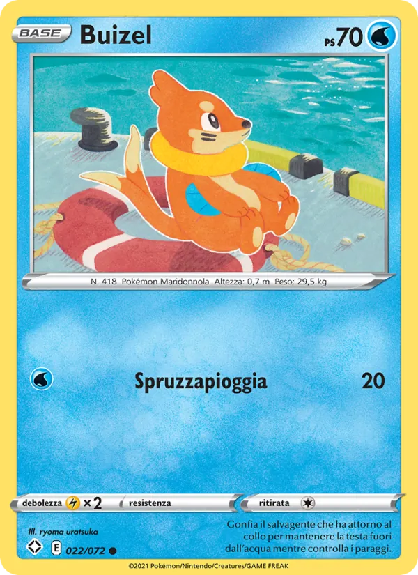 Buizel Destino Splendente 22/72