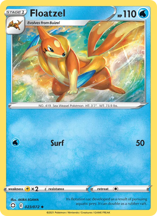 Floatzel Shining Fates 23/72