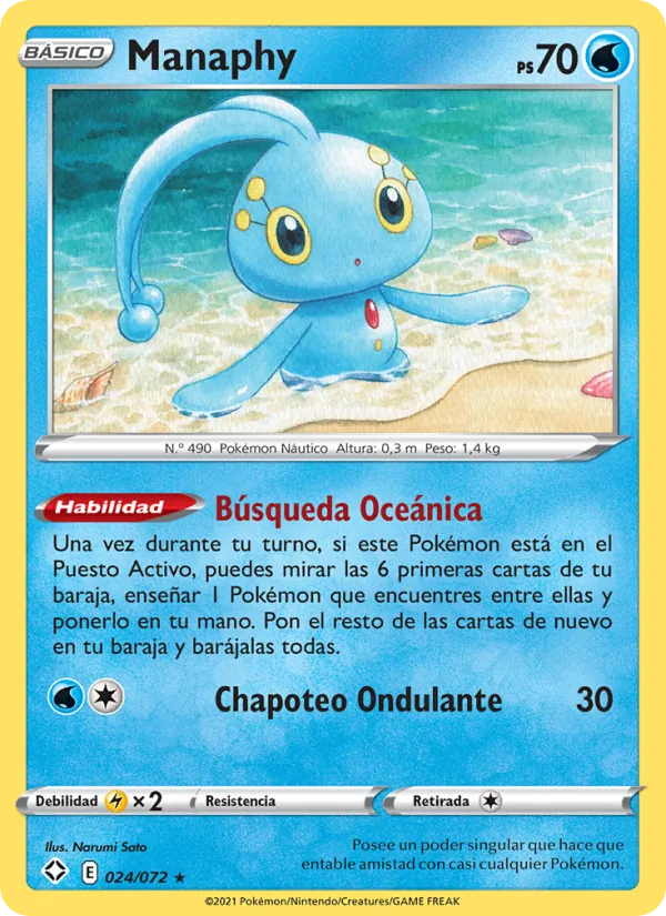 Manaphy Destinos Brillantes 24/72