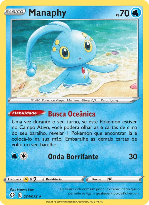 Manaphy Destinos Brilhantes 24/72