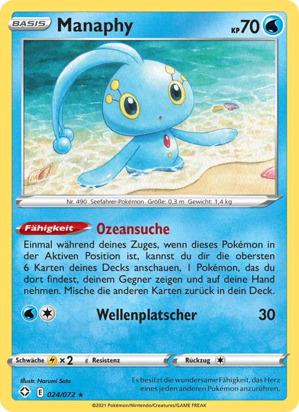 Manaphy Glänzendes Schicksal 24/72
