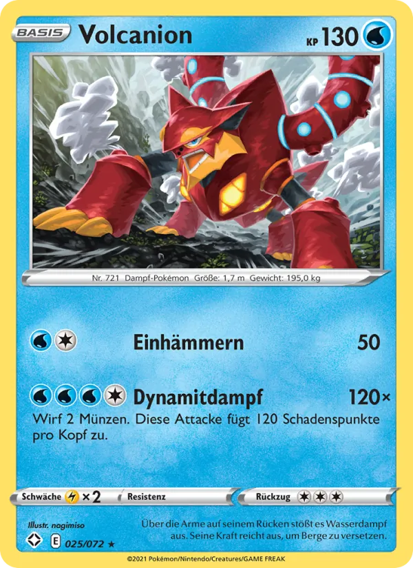 Volcanion Glänzendes Schicksal 25/72