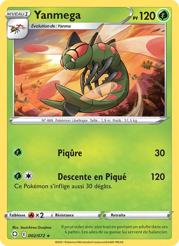 Yanmega Destinées Radieuses 2/72