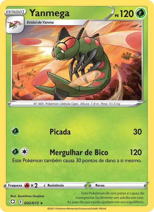 Yanmega Destinos Brilhantes 2/72
