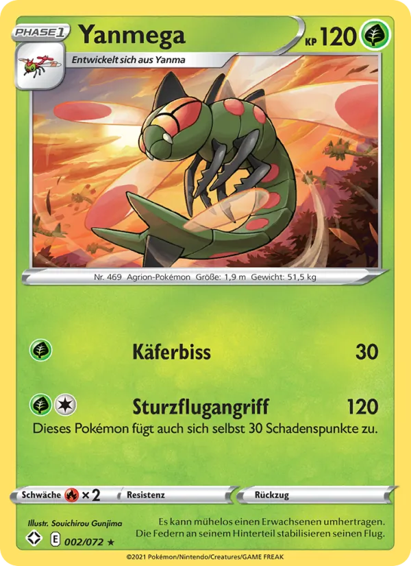 Yanmega Glänzendes Schicksal 2/72